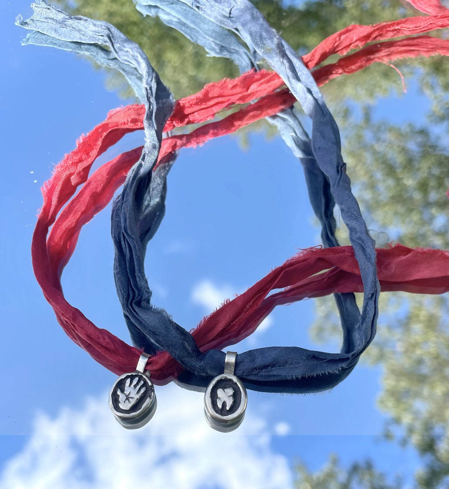 Upcycled Sari Silk Ribbon