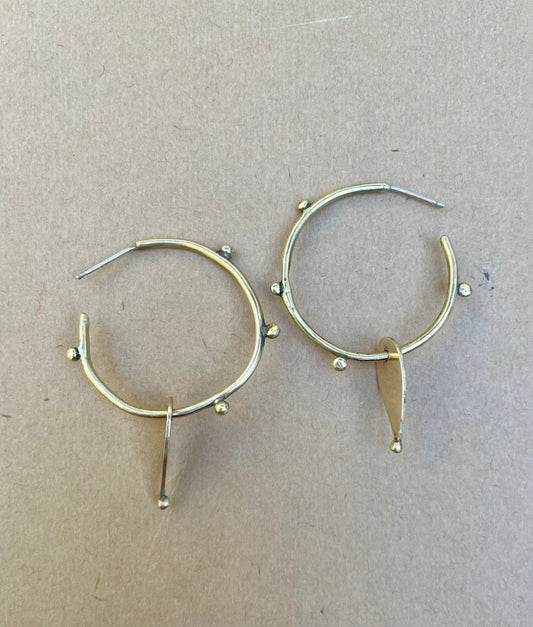 Bolita Hoops - Marisa McCarthy Jewelry