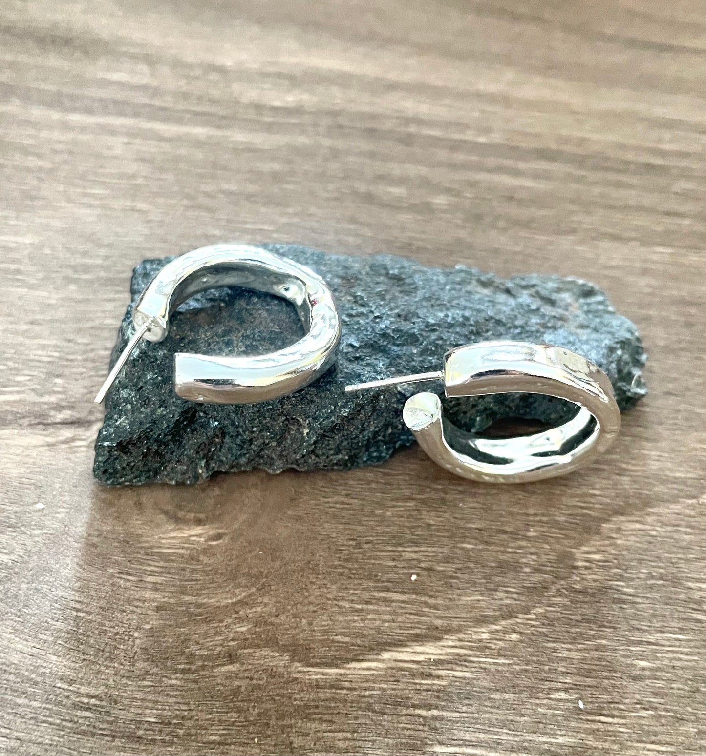 Sterling Silver Gordita Hoops