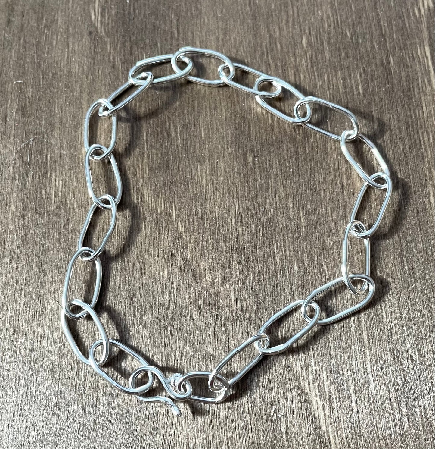 Handmade Paperclip Chain Bracelet