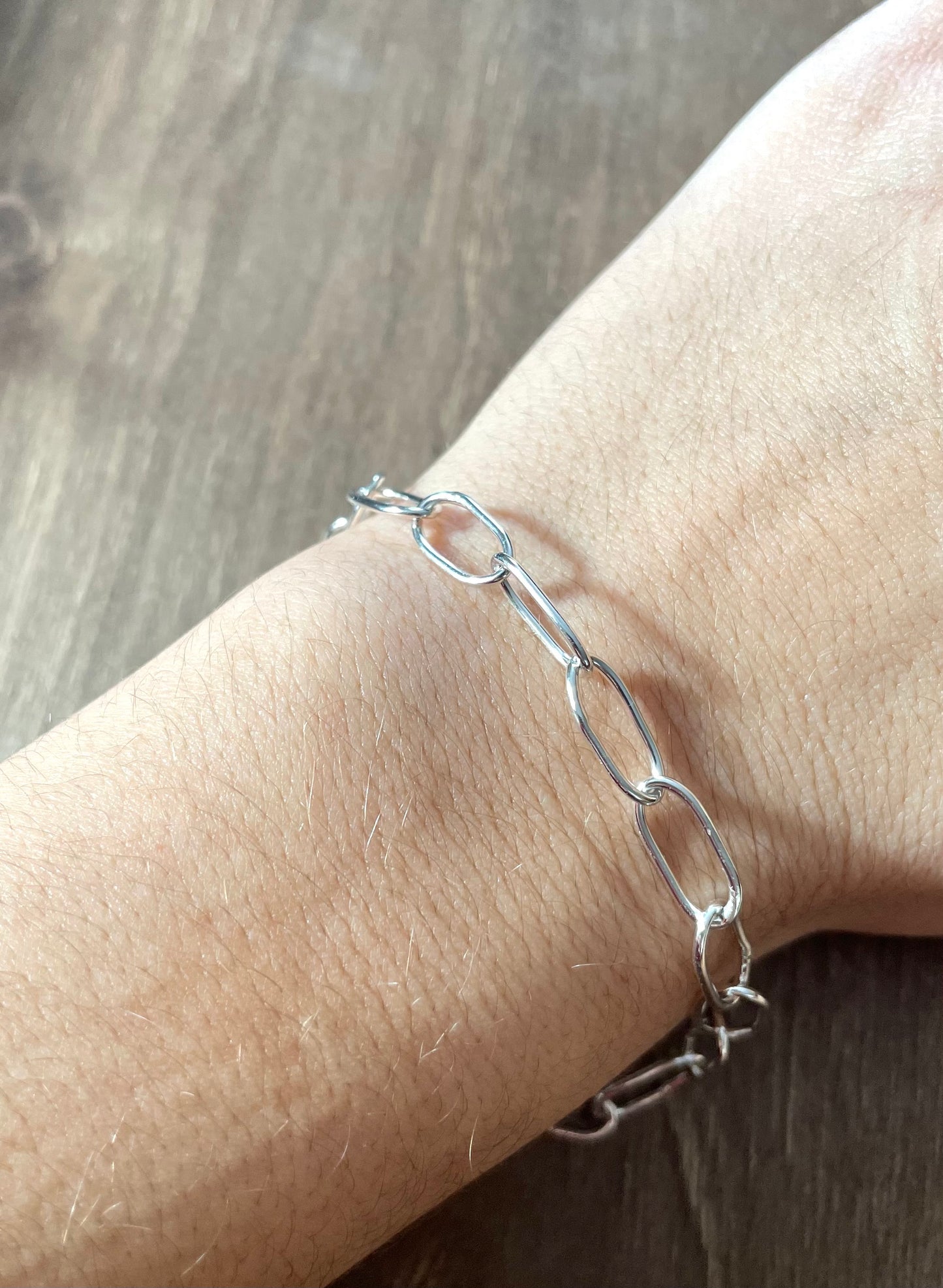 Handmade Paperclip Chain Bracelet