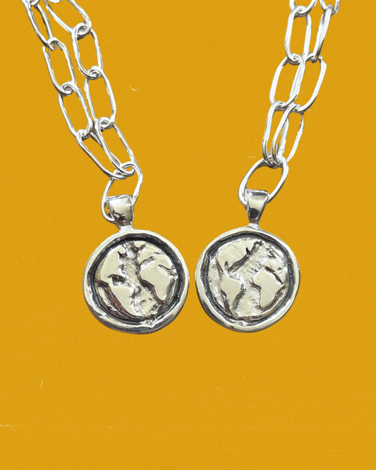 Custom Earth Matching Necklaces